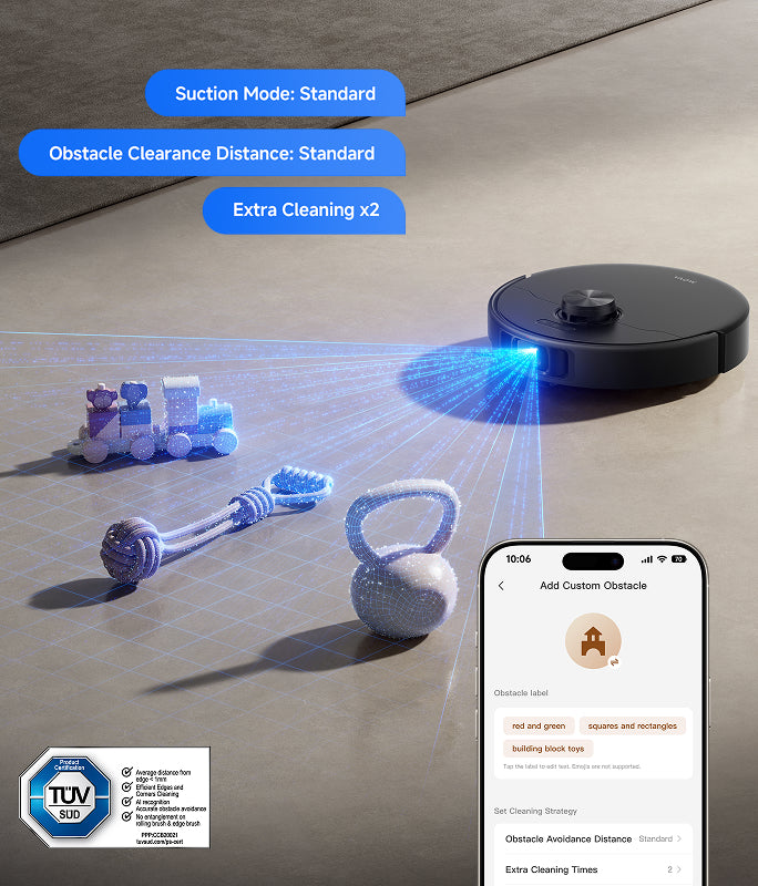 Smart forhindringsundvigelse med app-styring - 