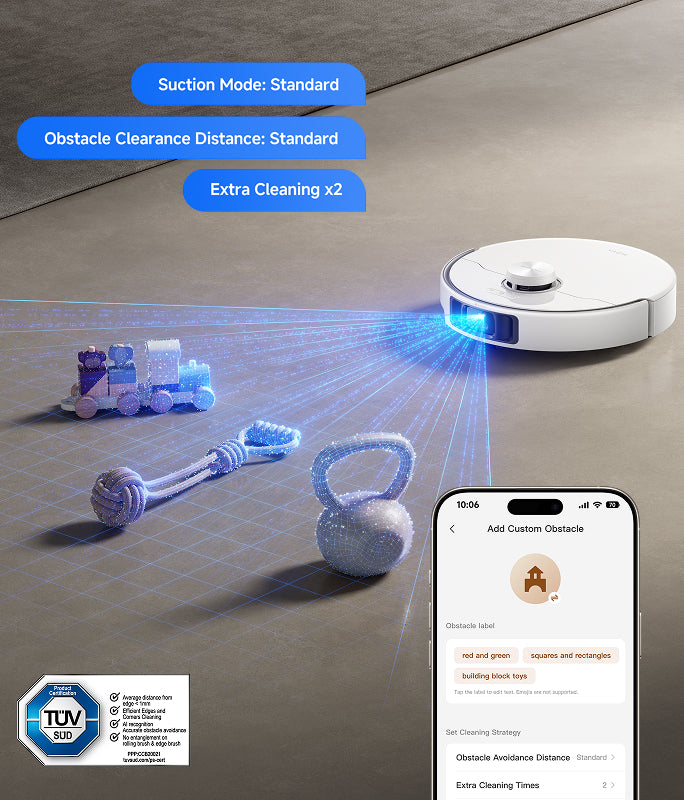 Smart forhindringsundvigelse med app-styring - 