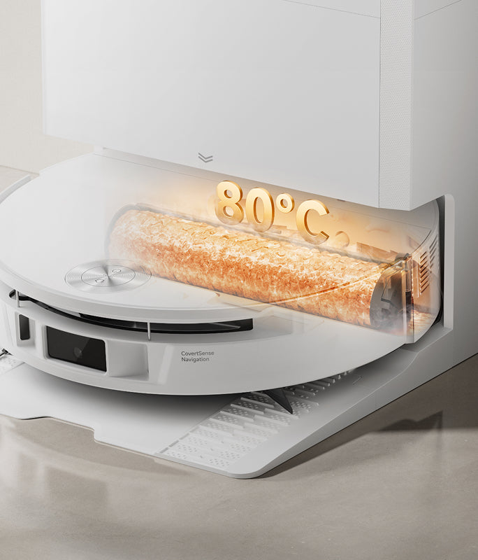 Auto 80℃* (176℉) Selvrensende rullemoppe