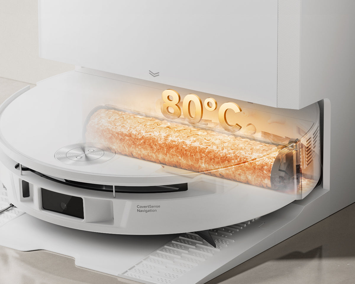 Auto 80℃* (176℉) Selvrensende rullemoppe