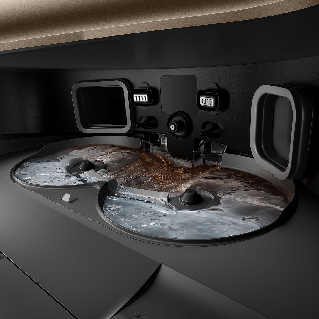 JetSpray Dryboard™ 2.0 vaskebrætdesign