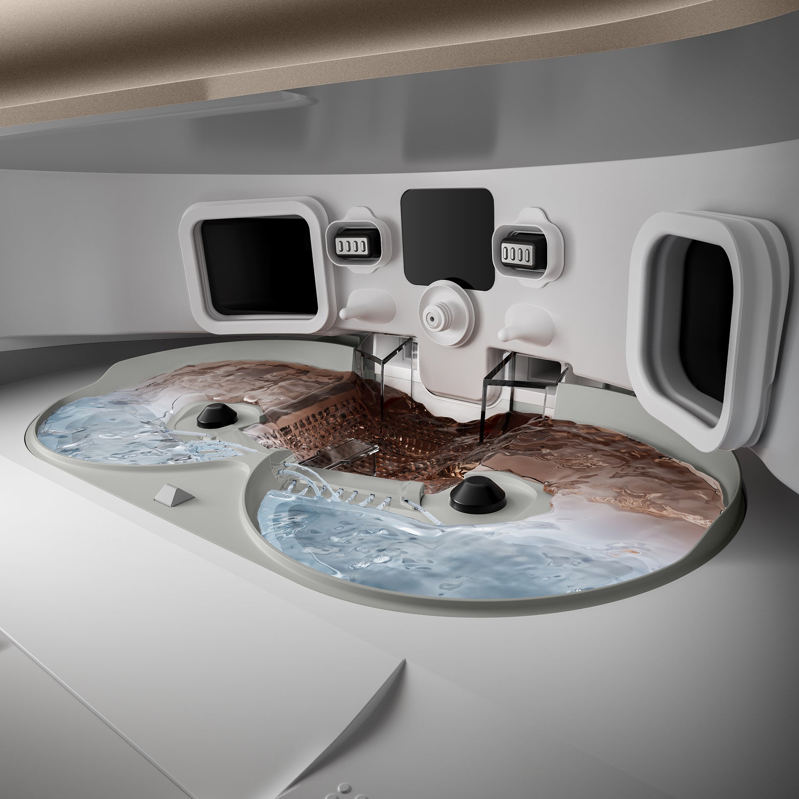 JetSpray Dryboard™ 2.0 vaskebrætdesign